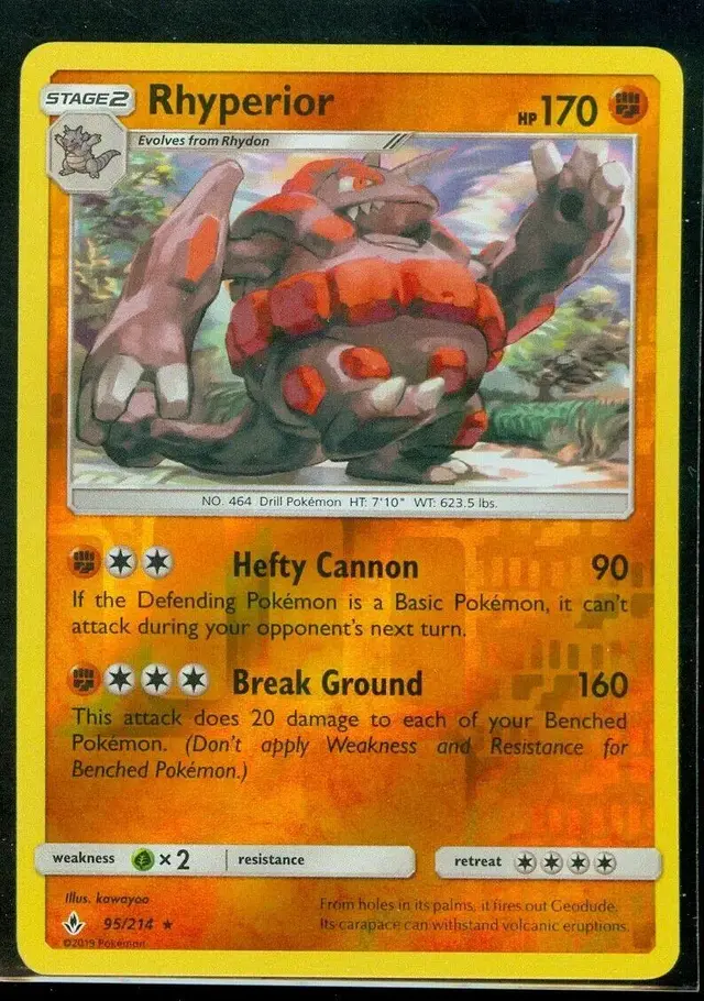 Rhyperior [Reverse Holo] - Pokemon Unbroken Bonds #95
