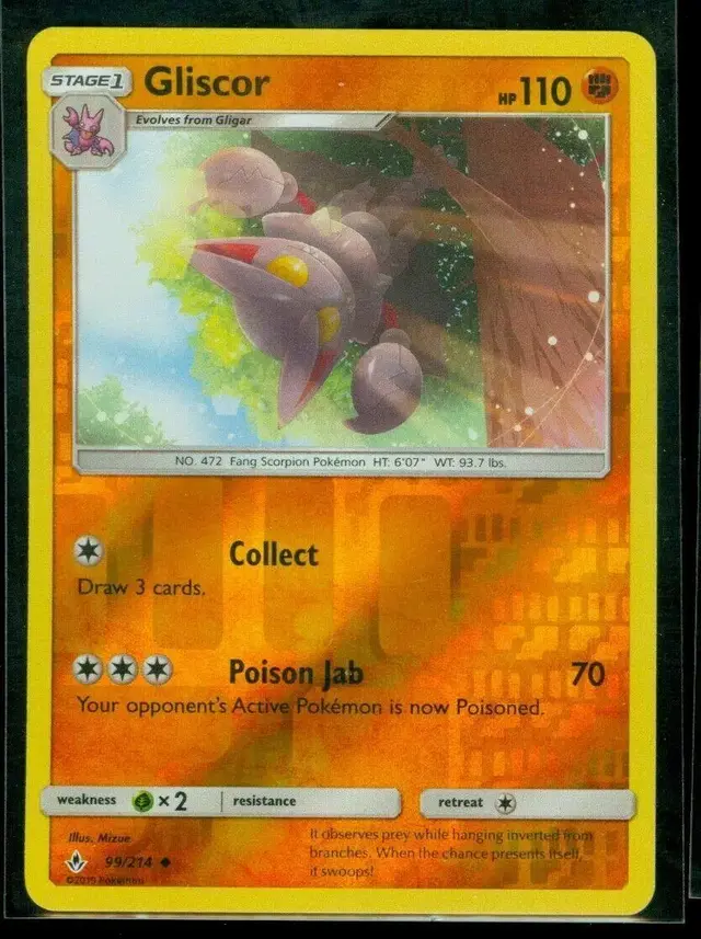 Gliscor [Reverse Holo] - Pokemon Unbroken Bonds #99