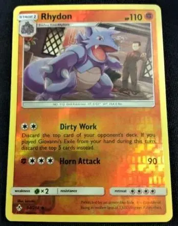 Rhydon [Reverse Holo] - Pokemon Unbroken Bonds #94