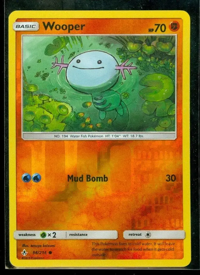Wooper [Reverse Holo] - Pokemon Unbroken Bonds #96