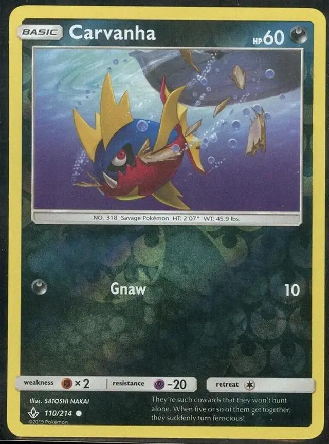 Carvanha [Reverse Holo]