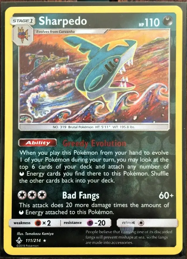 Sharpedo [Reverse Holo]