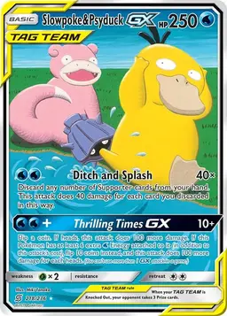Psyduck & Slowpoke GX #218 - Pokemon Unified Minds
