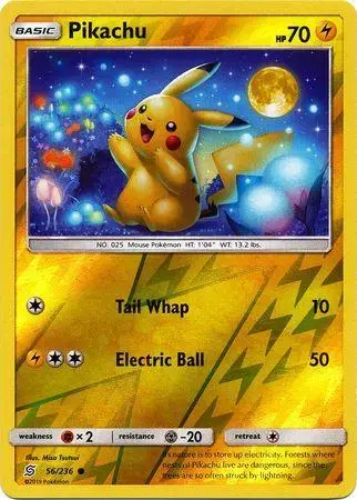 Pikachu [Reverse Holo] - Pokemon Unified Minds #56
