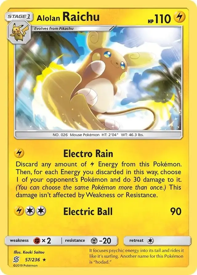 Alolan Raichu - Pokemon Unified Minds #57