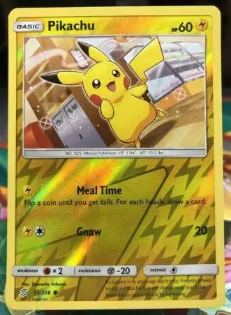Pikachu [Reverse Holo] - Pokemon Unified Minds #55