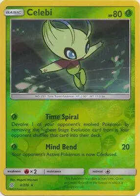 Celebi [Reverse Holo] - Pokemon Unified Minds #4