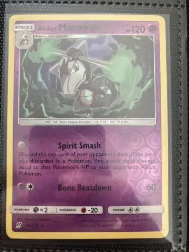 Alolan Marowak [Reverse Holo] - Pokemon Unified Minds #75