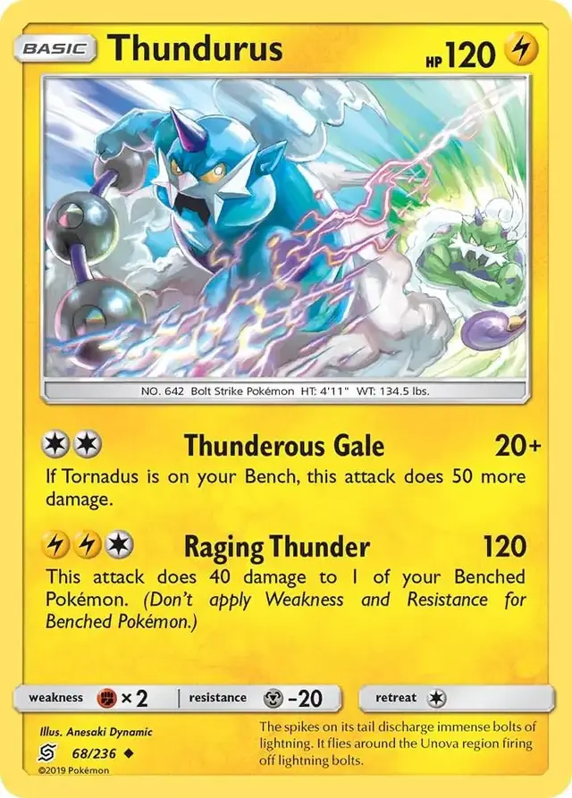 Thundurus - Pokemon Unified Minds #68