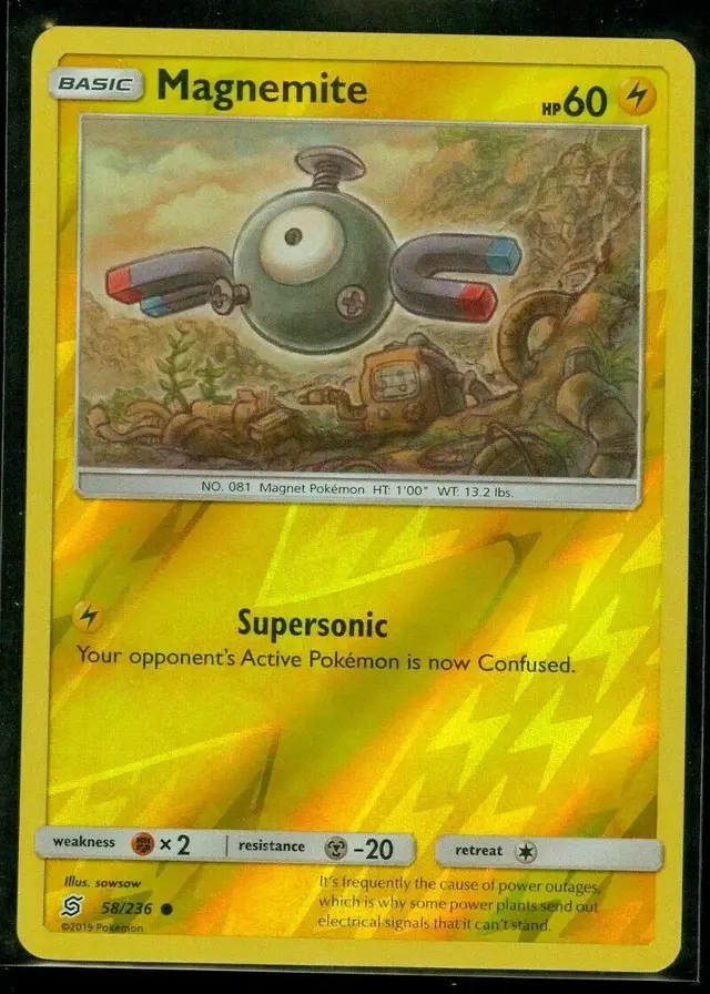 Magnemite [Reverse Holo] - Pokemon Unified Minds #58
