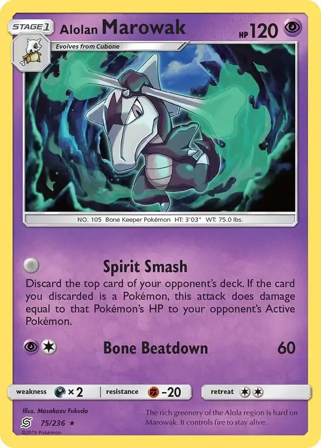 Alolan Marowak - Pokemon Unified Minds #75