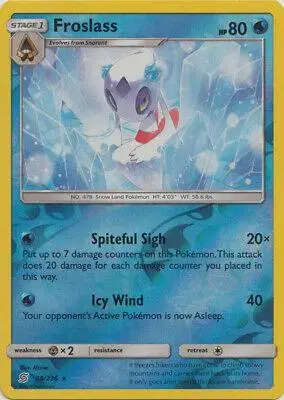 Froslass [Reverse Holo] - Pokemon Unified Minds #38