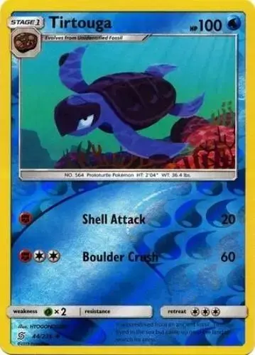 Tirtouga [Reverse Holo] - Pokemon Unified Minds #44
