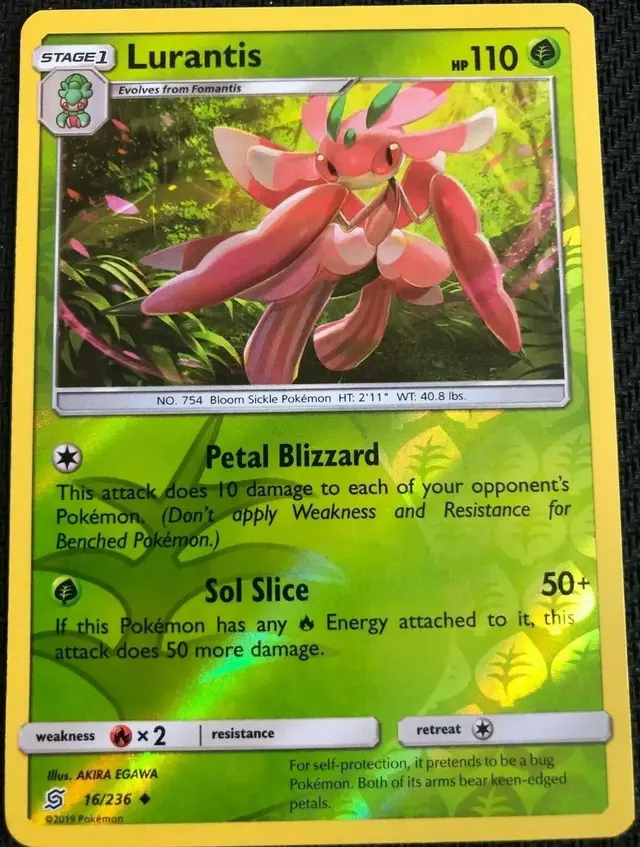 Lurantis [Reverse Holo] - Pokemon Unified Minds #16