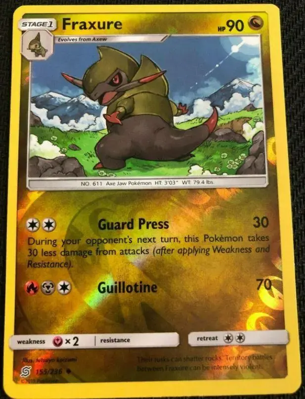Fraxure [Reverse Holo]