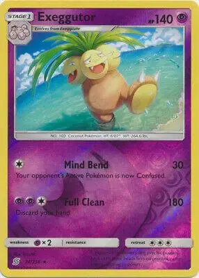 Exeggutor [Reverse Holo] - Pokemon Unified Minds #74