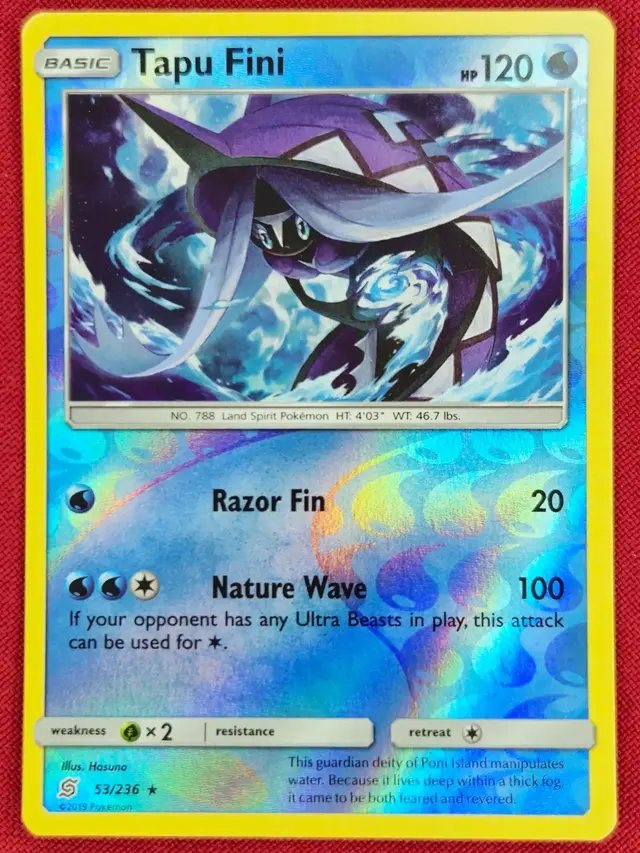 Tapu Fini [Reverse Holo] - Pokemon Unified Minds #53