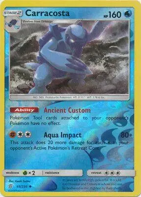 Carracosta [Reverse Holo] - Pokemon Unified Minds #45