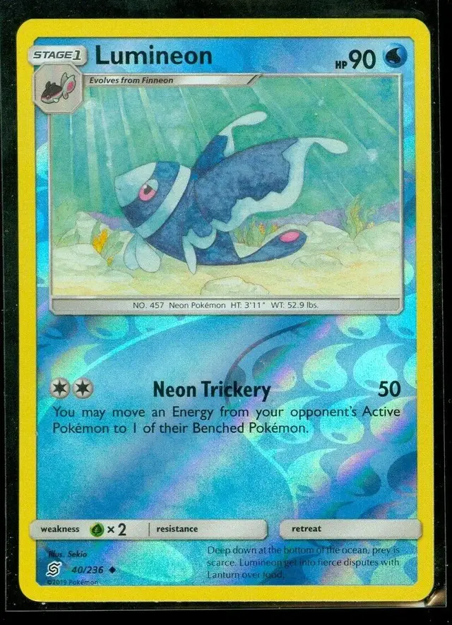 Lumineon [Reverse Holo] - Pokemon Unified Minds #40