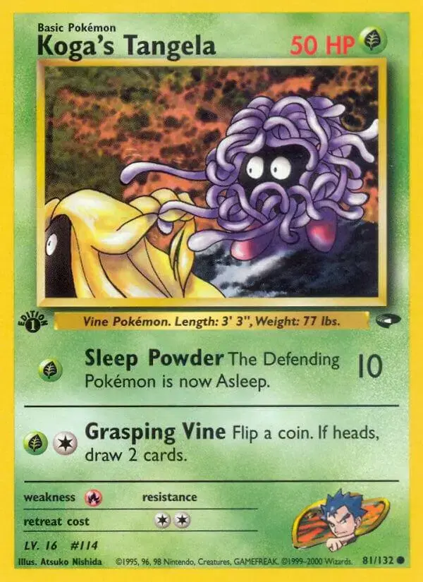 Koga's Tangela [1st Edition] - Pokemon Gym Challenge #81