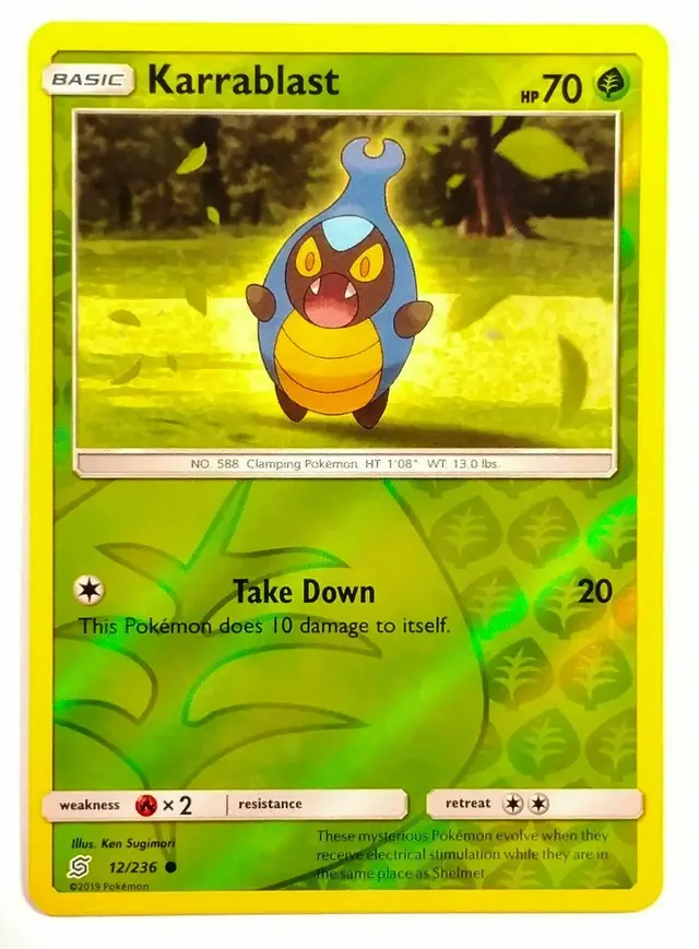 Karrablast [Reverse Holo] - Pokemon Unified Minds #12