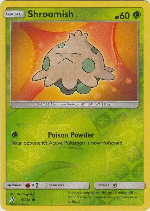 Shroomish [Reverse Holo] - Pokemon Unified Minds #5