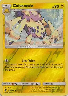Galvantula [Reverse Holo] - Pokemon Unified Minds #62