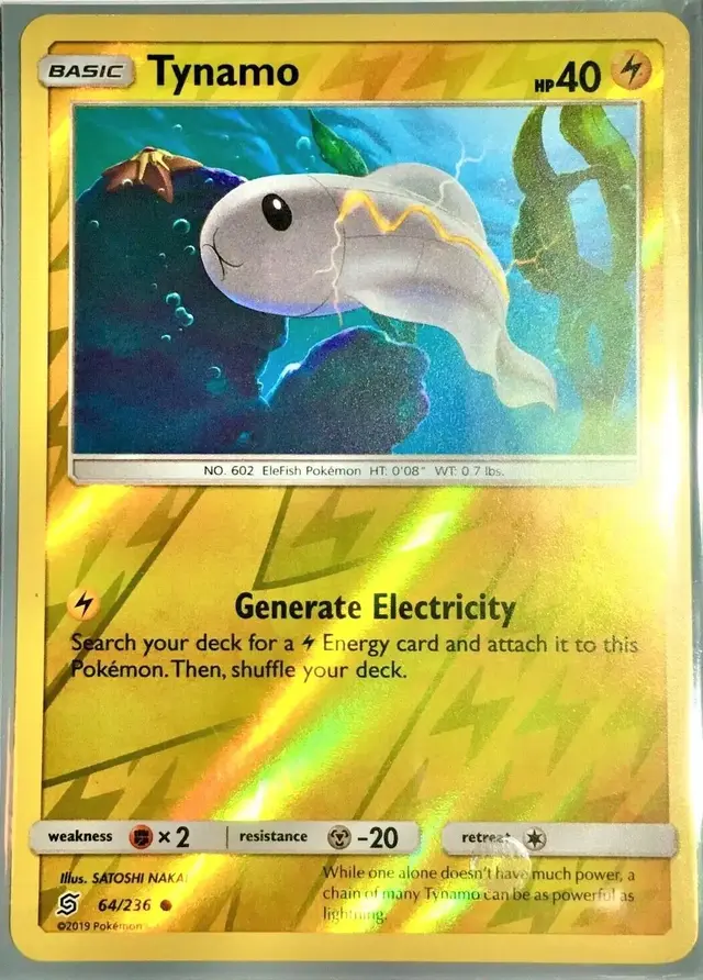 Tynamo [Reverse Holo] - Pokemon Unified Minds #64