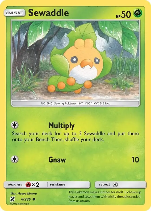 Sewaddle - Pokemon Unified Minds #6