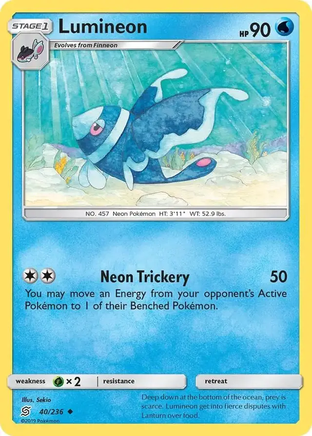 Lumineon - Pokemon Unified Minds #40
