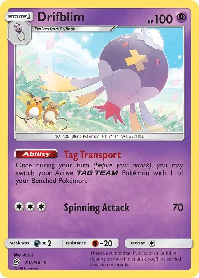 Drifblim - Pokemon Unified Minds #81