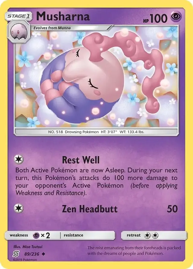 Musharna - Pokemon Unified Minds #89