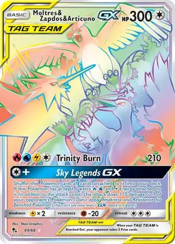 Moltres & Zapdos & Articuno GX 69 - Pokemon Hidden Fates