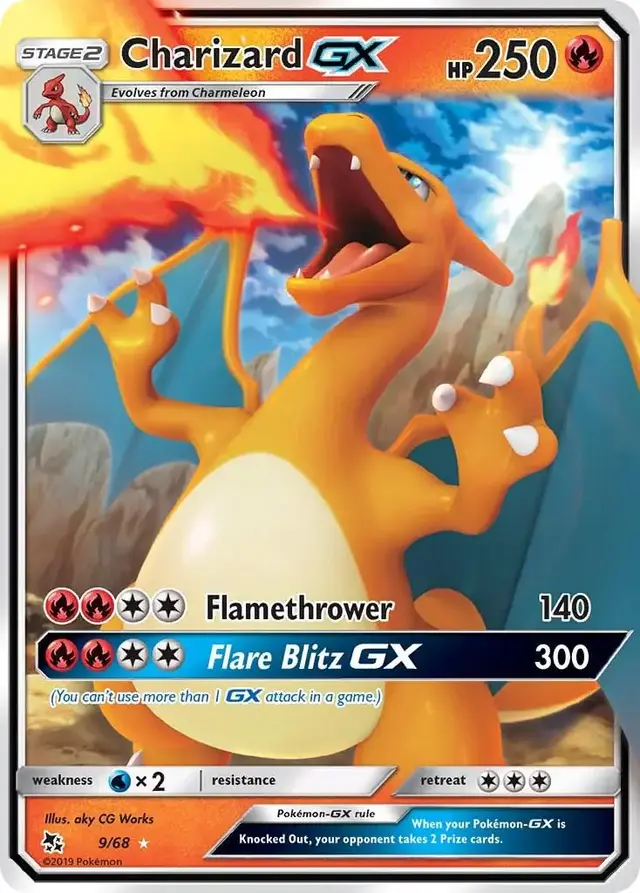 Charizard GX - Pokemon Hidden Fates #9