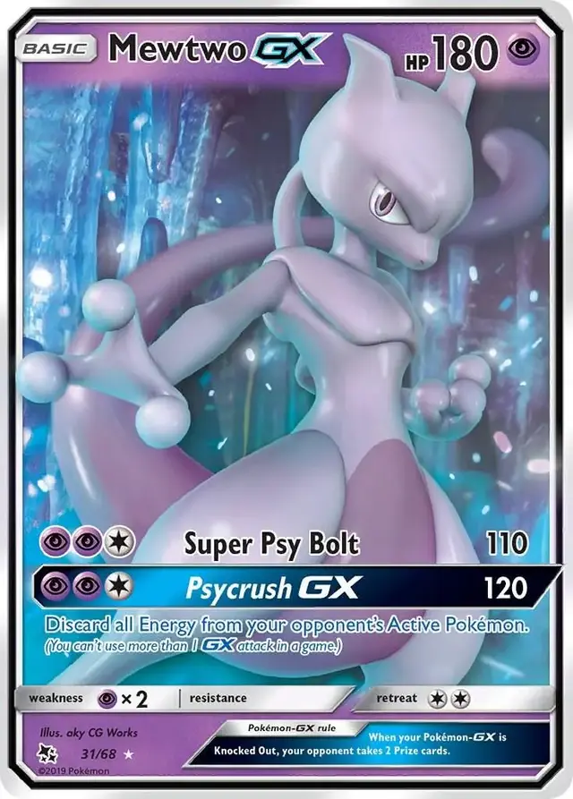 Mewtwo GX - Pokemon Hidden Fates #31