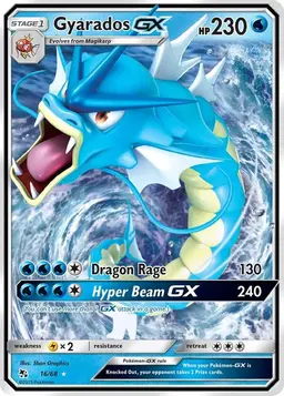 Gyarados GX 16 - Pokemon Hidden Fates