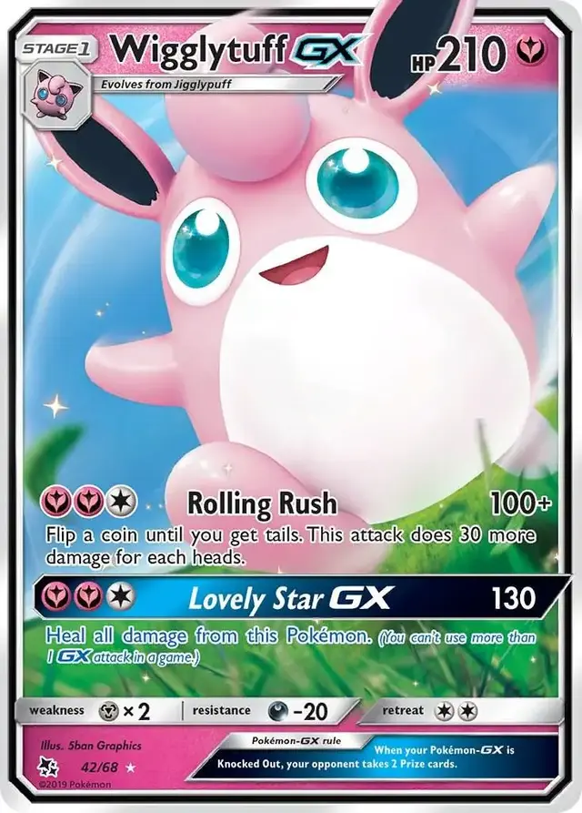 Wigglytuff GX - Pokemon Hidden Fates #42