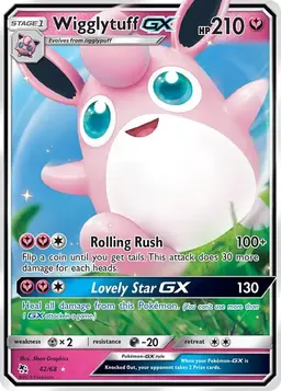 Wigglytuff GX 42 - Pokemon Hidden Fates