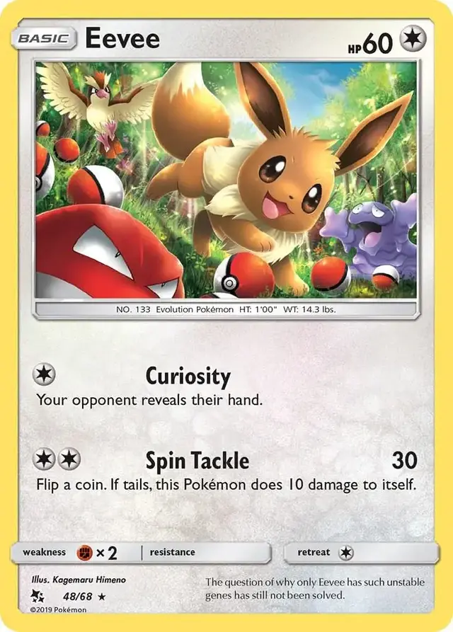 Eevee - Pokemon Hidden Fates #48
