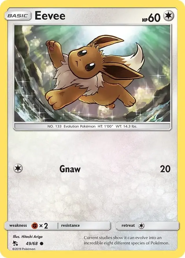 Eevee - Pokemon Hidden Fates #49