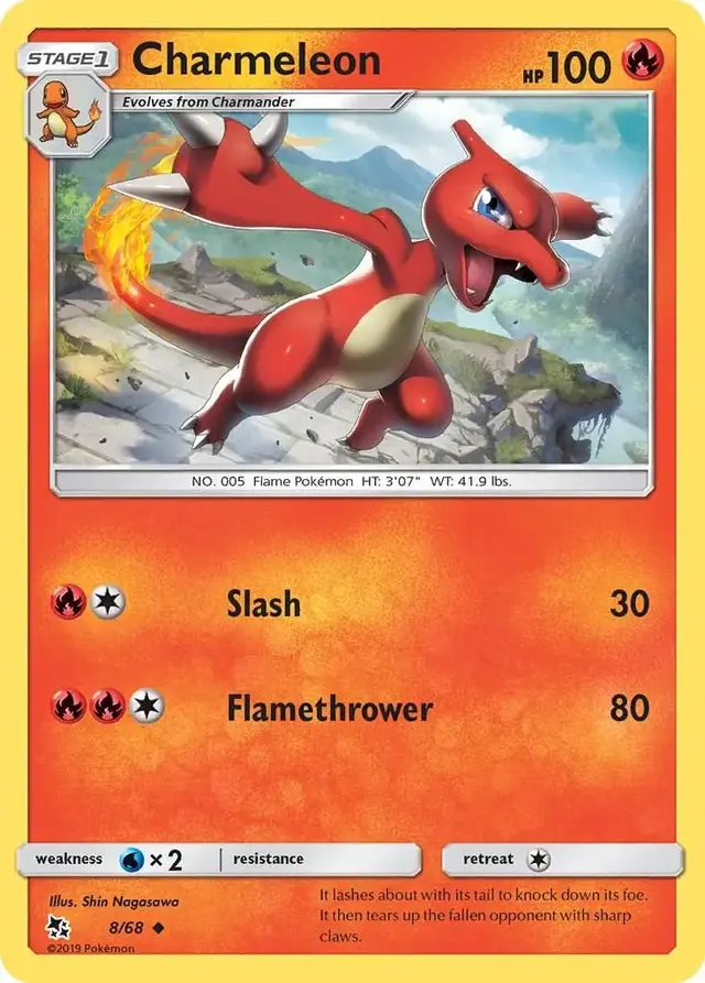 Charmeleon - Pokemon Hidden Fates #8