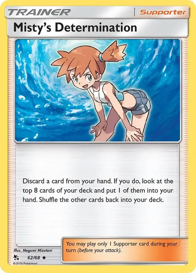 Misty's Determination - Pokemon Hidden Fates #62
