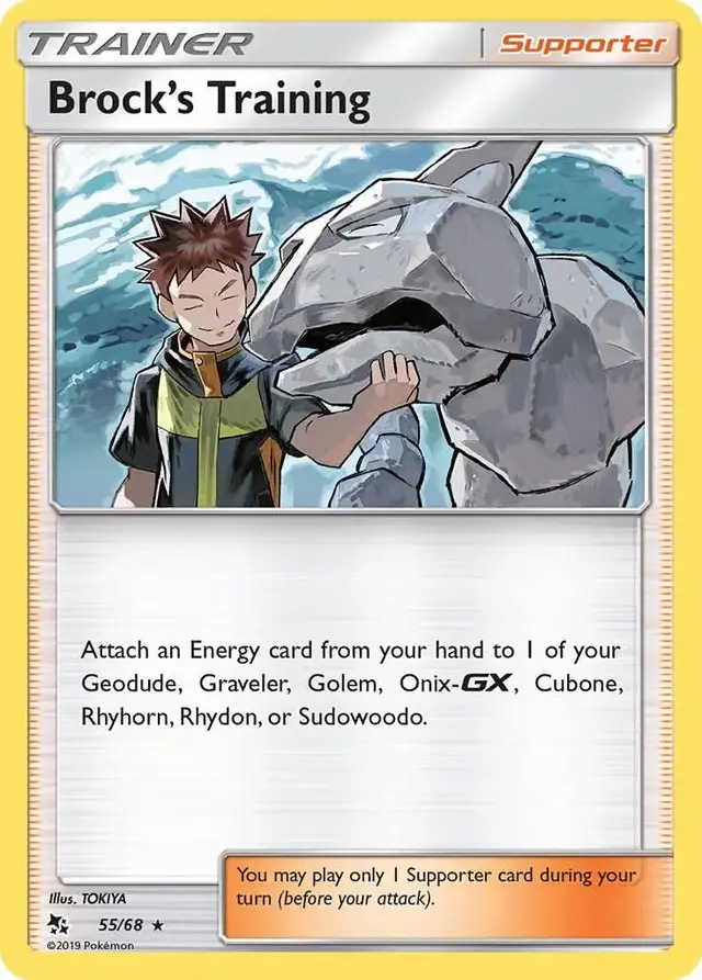 Brock's Training - Pokemon Hidden Fates #55