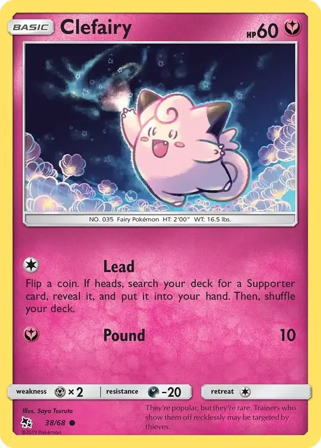 Clefairy - Pokemon Hidden Fates #38