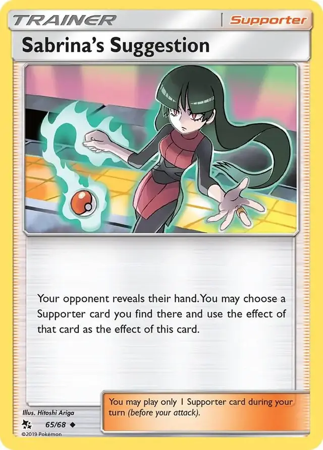 Sabrina's Suggestion - Pokemon Hidden Fates #65