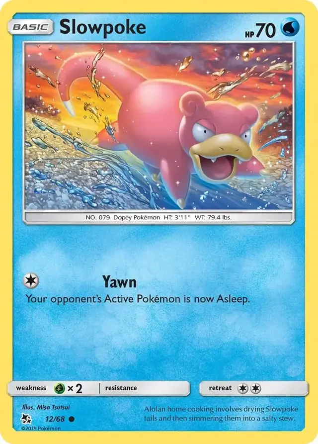 Slowpoke - Pokemon Hidden Fates #12
