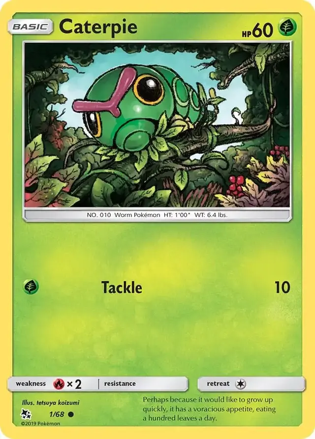 Caterpie - Pokemon Hidden Fates #1