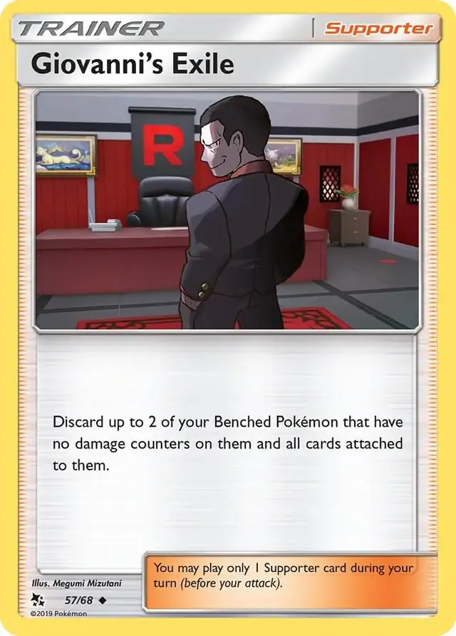 Giovanni's Exile - Pokemon Hidden Fates #57