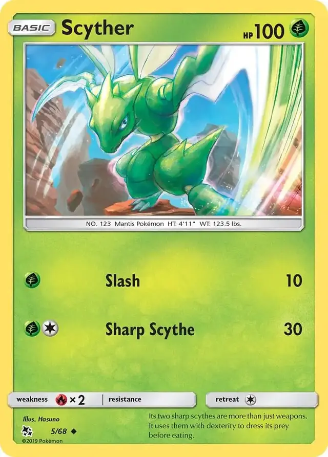 Scyther - Pokemon Hidden Fates #5