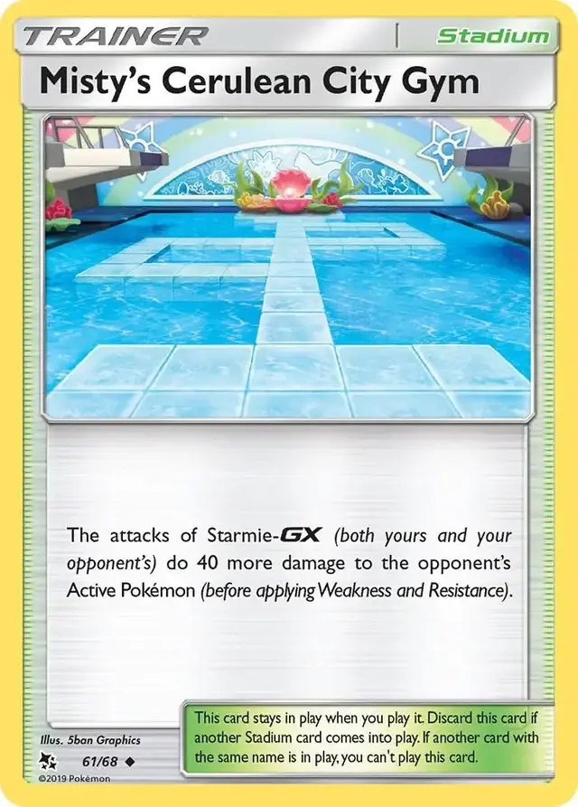 Misty's Cerulean City Gym - Pokemon Hidden Fates #61